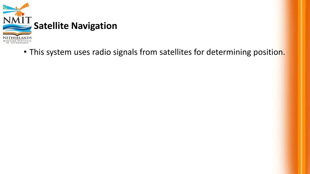 satellite navigation