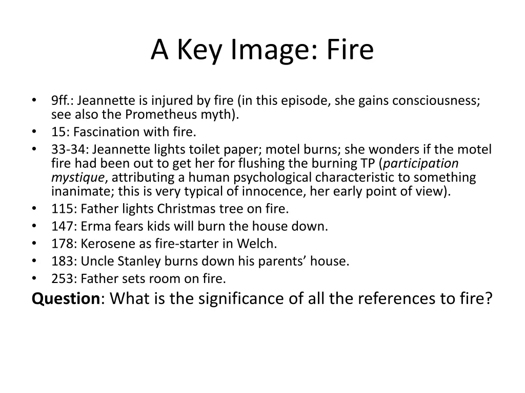 a key image fire