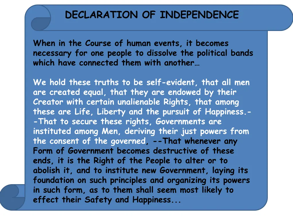 declaration of independence 1