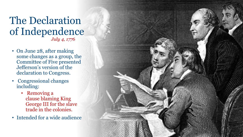 the declaration of independence