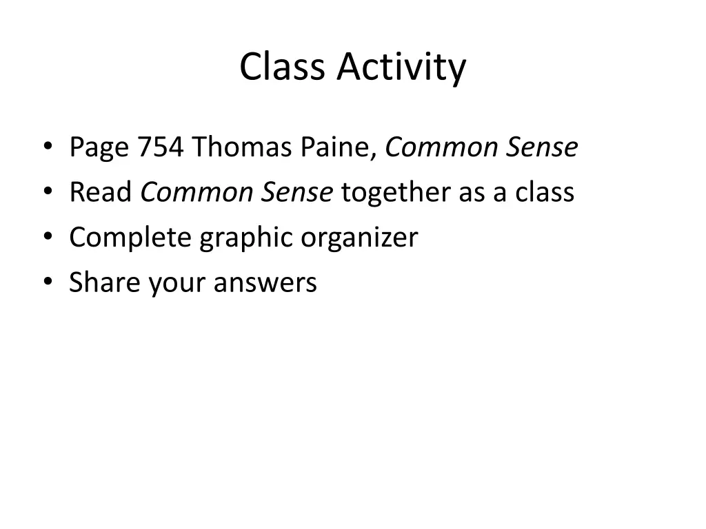 class activity 1