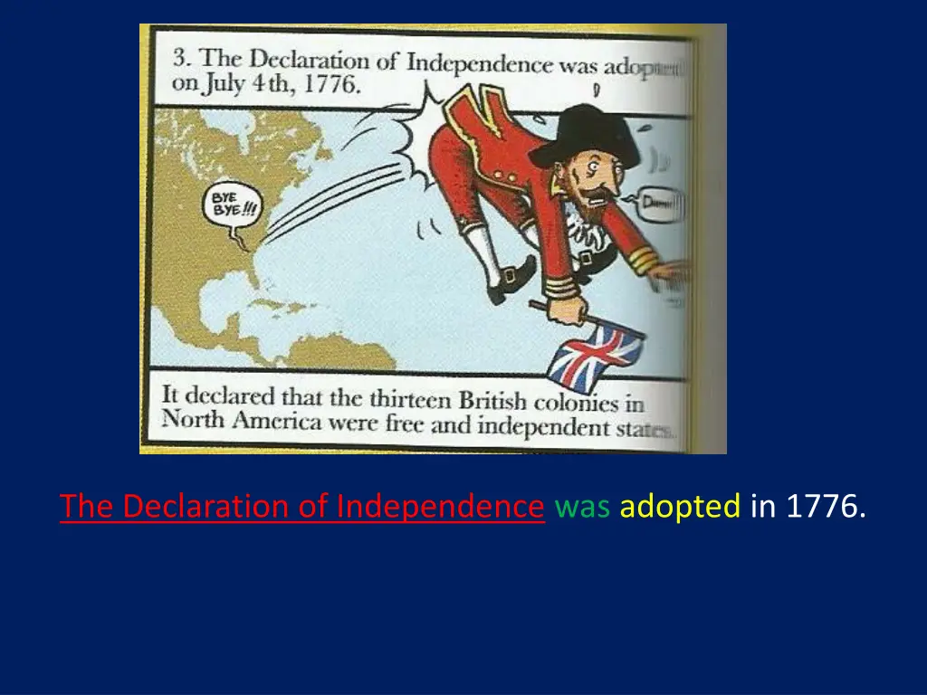 the declaration of independence was adopted