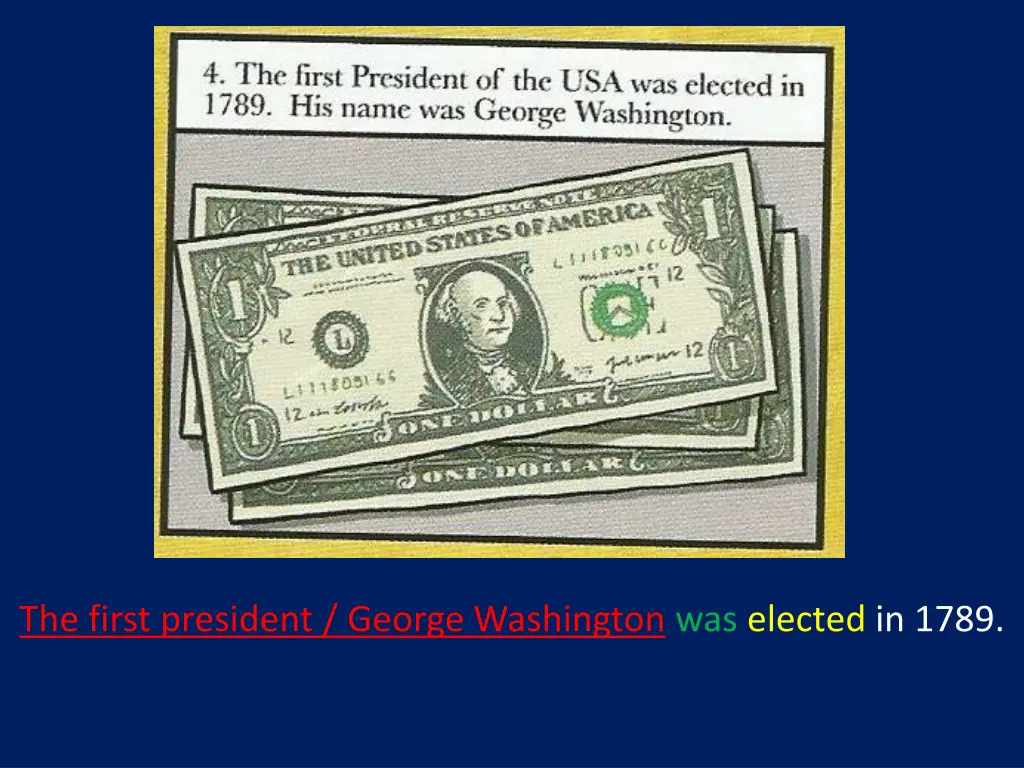 the first president george washington was elected