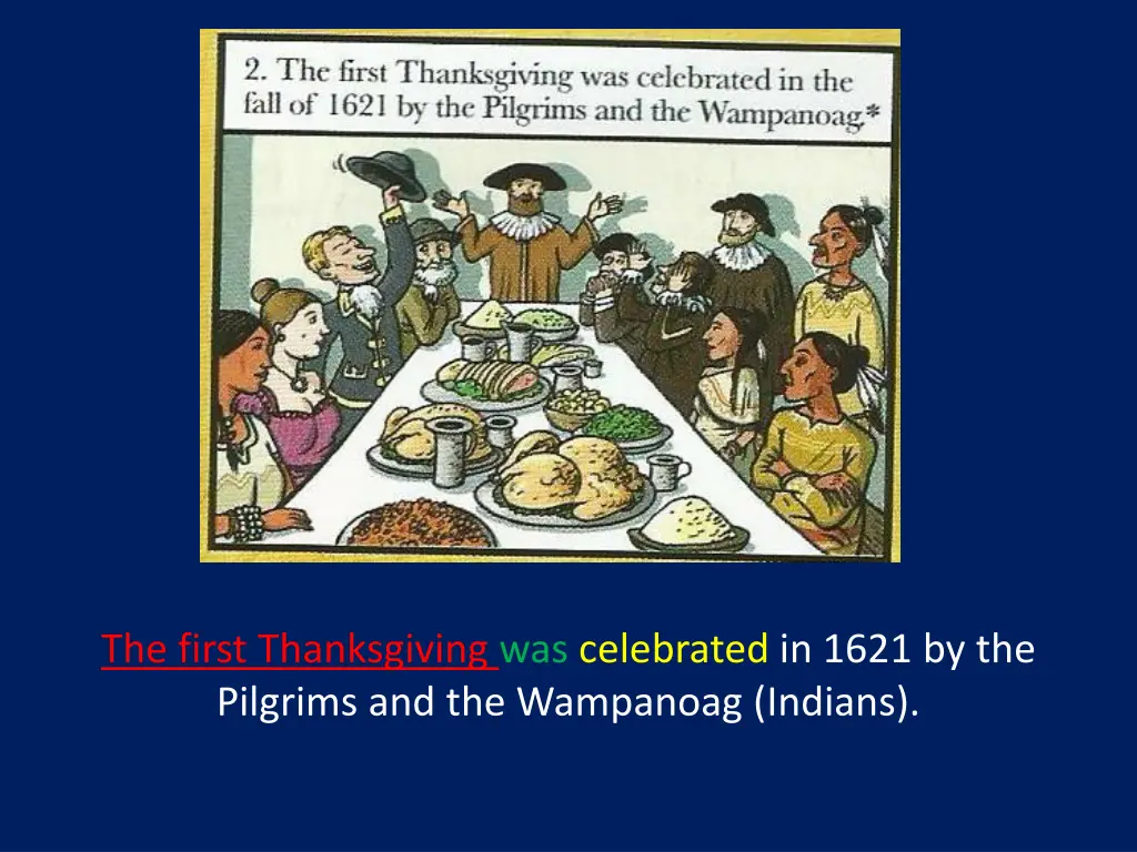 the first thanksgiving was celebrated in 1621