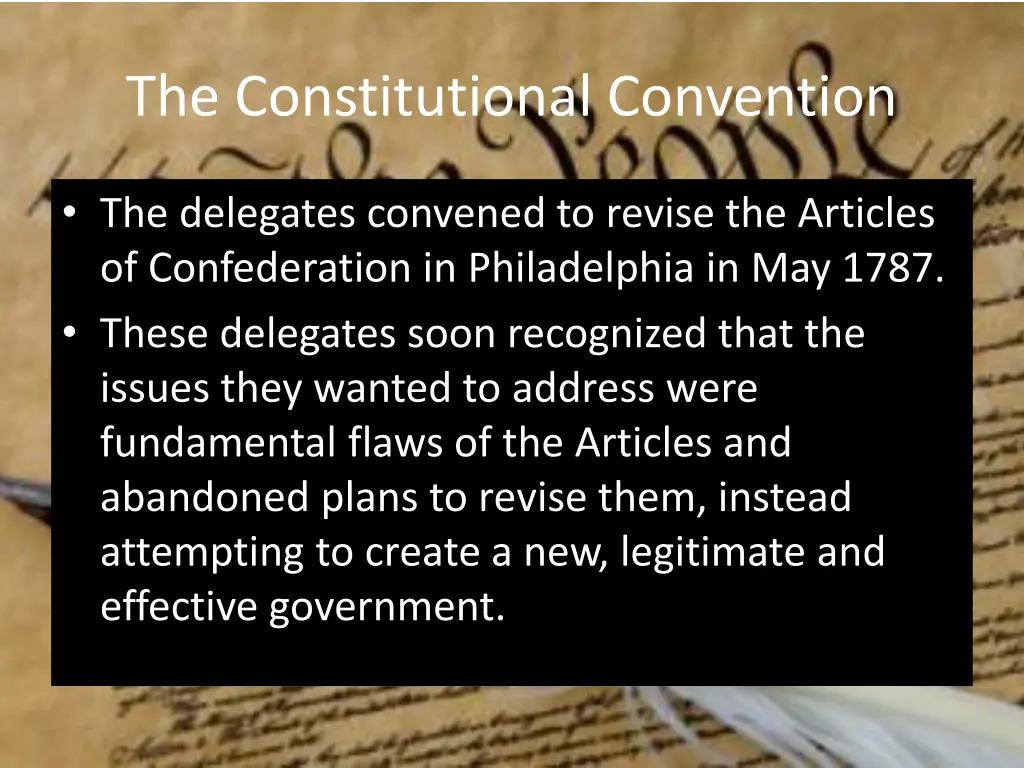 the constitutional convention