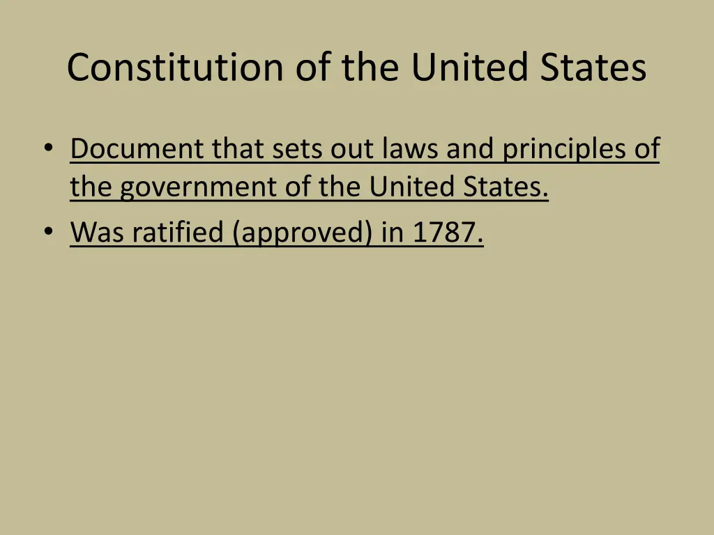 constitution of the united states