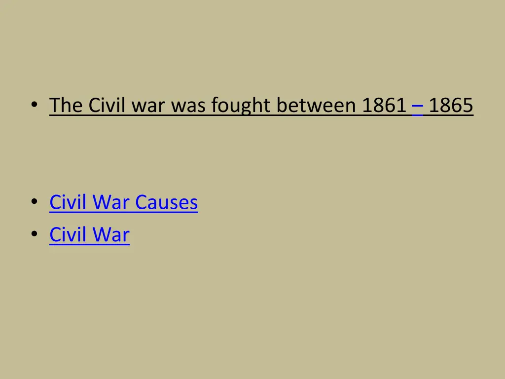 the civil war was fought between 1861 1865