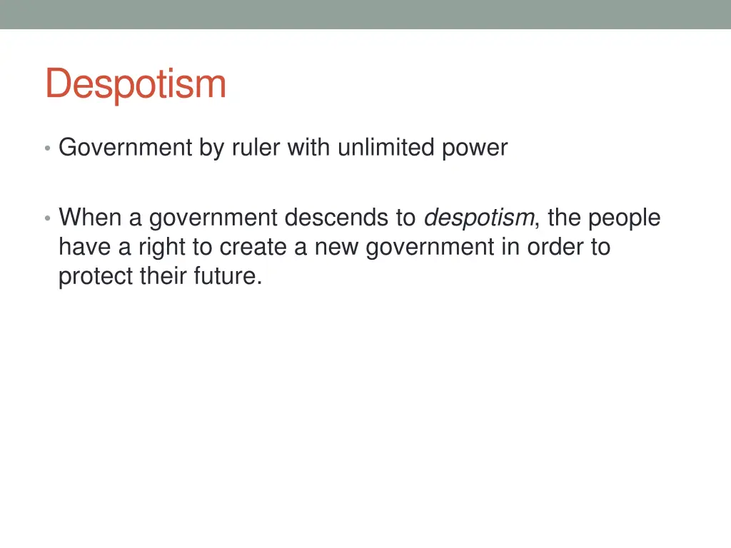 despotism