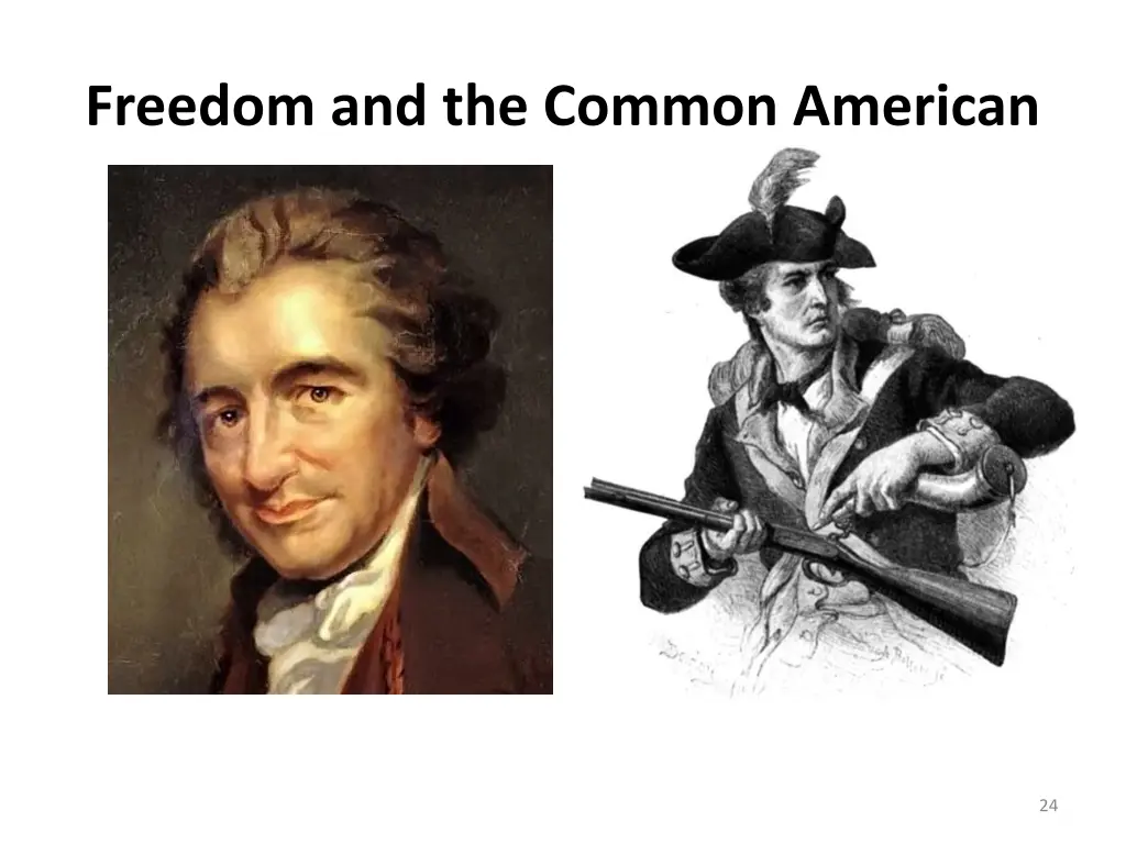 freedom and the common american