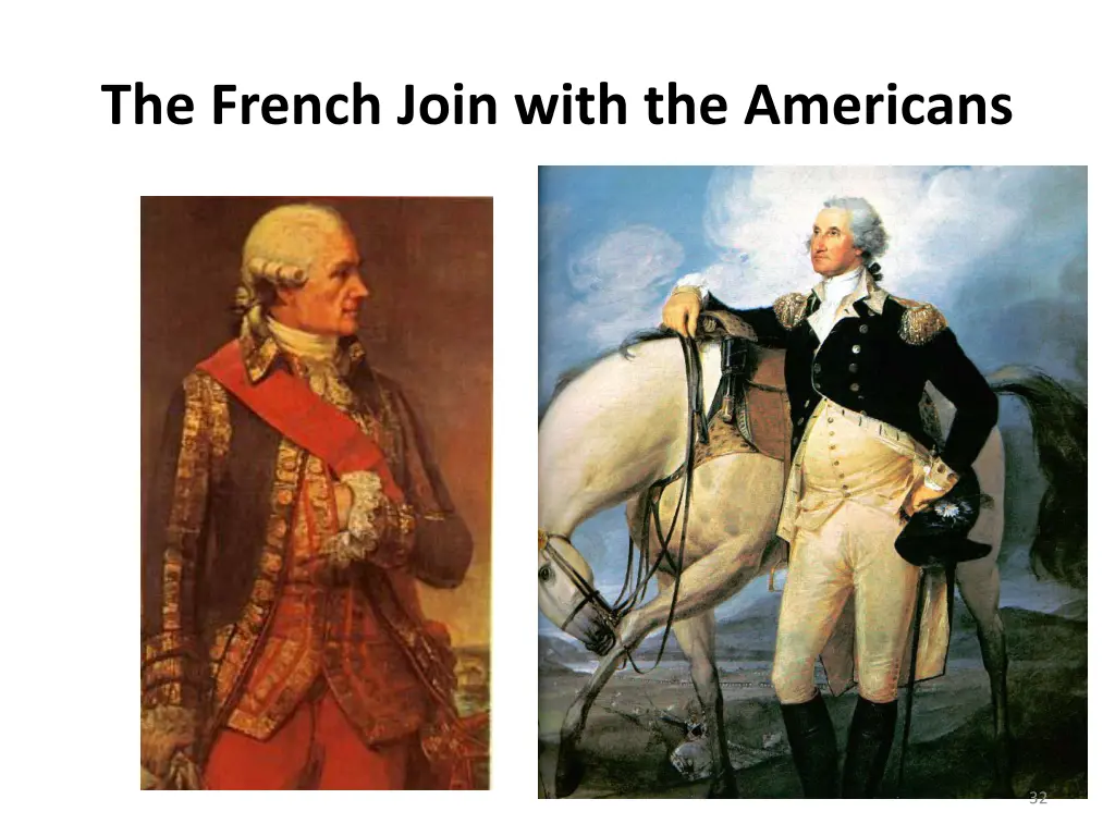 the french join with the americans