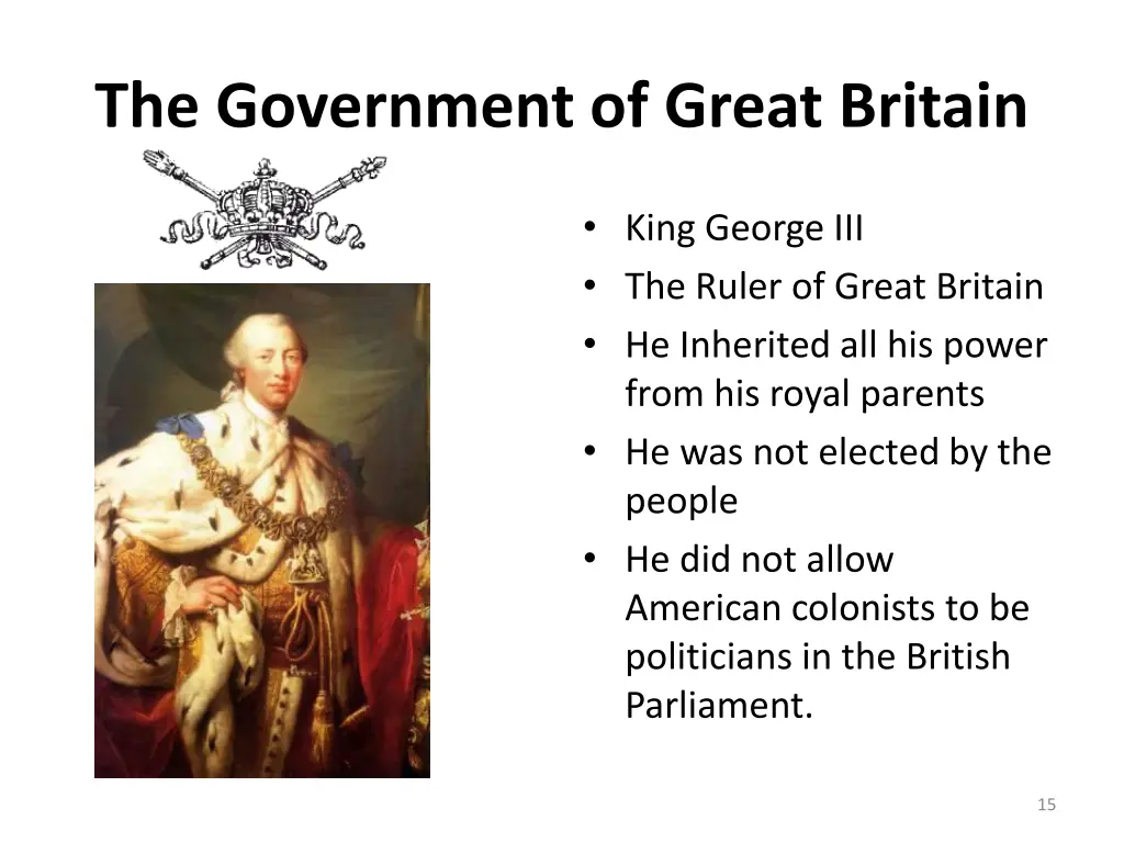 the government of great britain