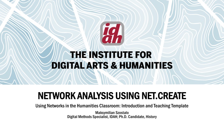 network analysis using net create network