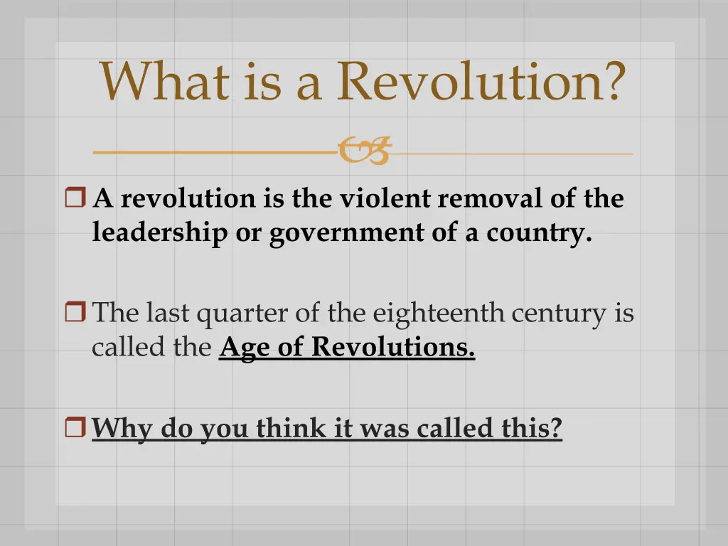 what is a revolution