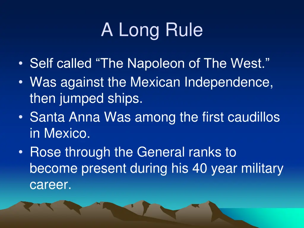 a long rule