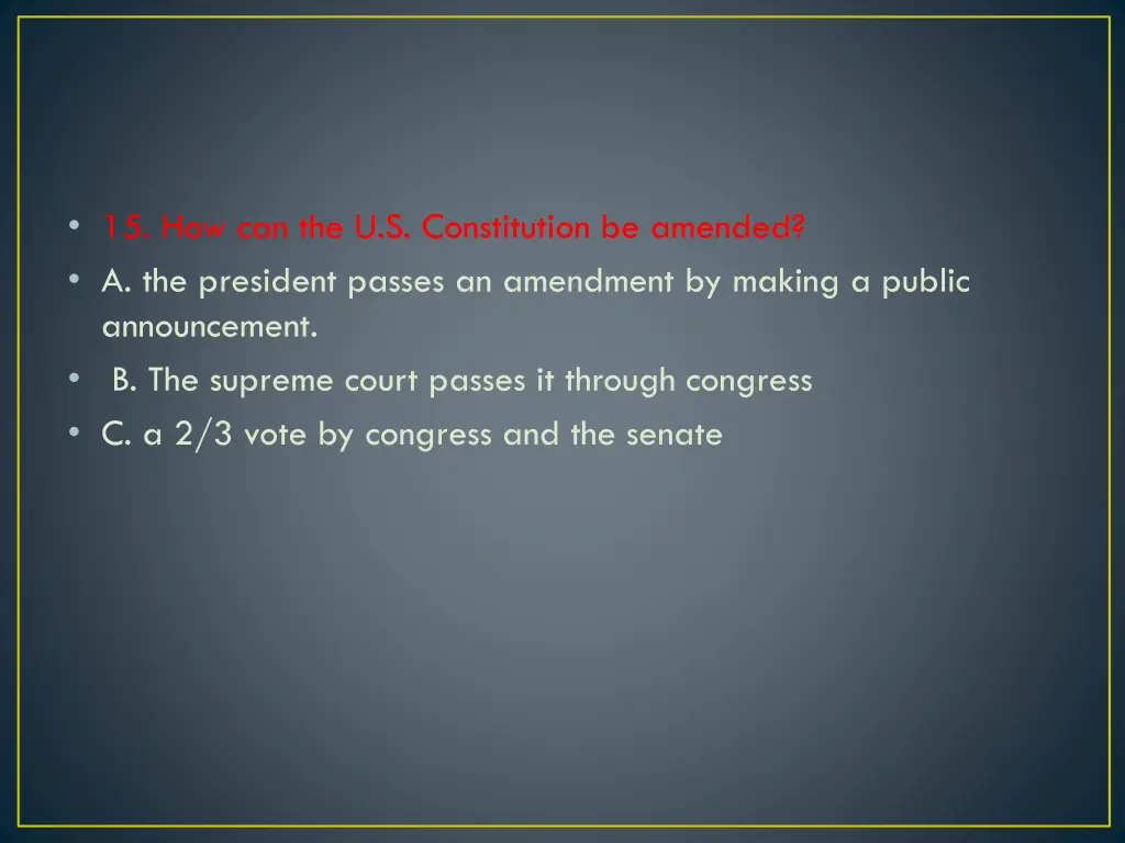 15 how can the u s constitution be amended