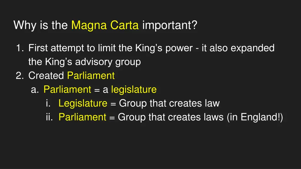 why is the magna carta important