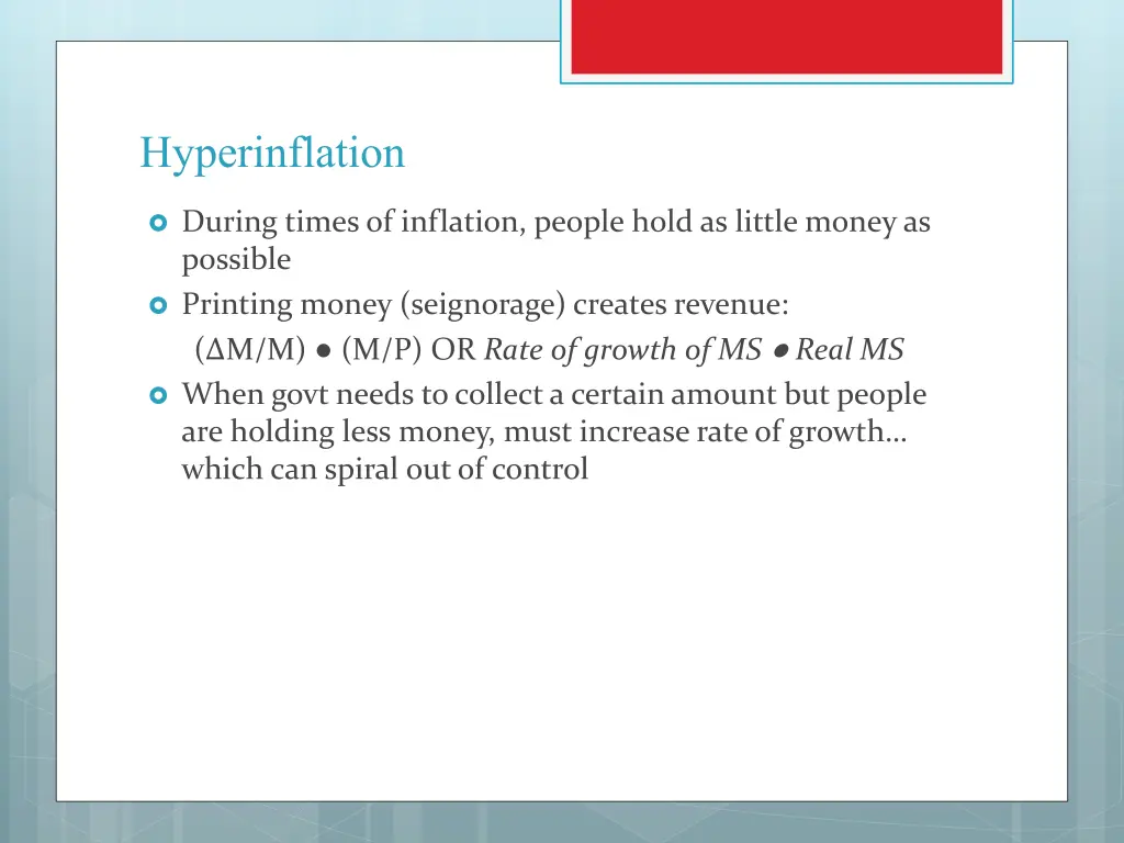 hyperinflation