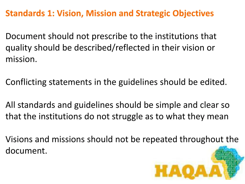 standards 1 vision mission and strategic