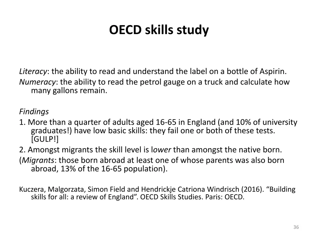 oecd skills study