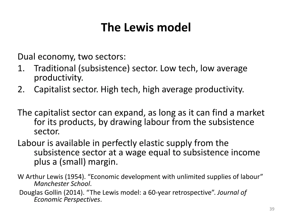 the lewis model