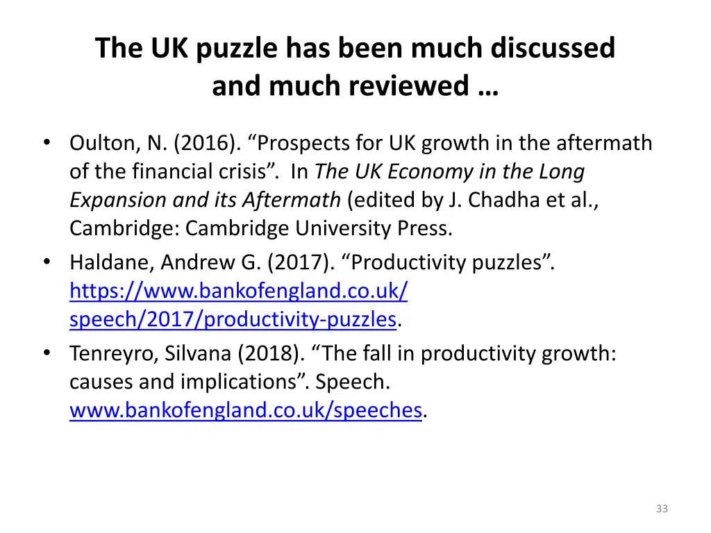 the uk puzzle has been much discussed and much