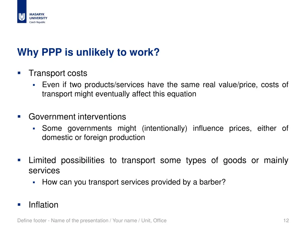 why ppp is unlikely to work