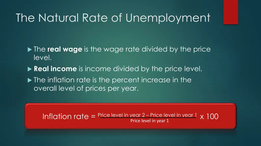 the natural rate of unemployment