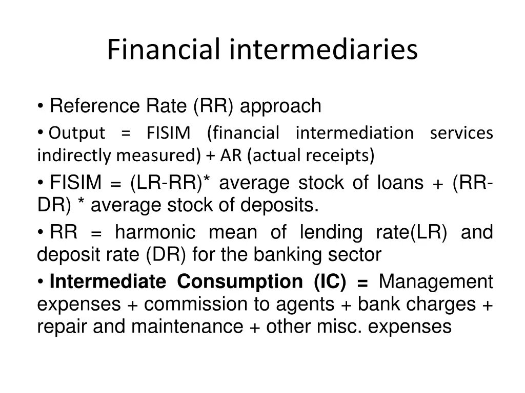 financial intermediaries