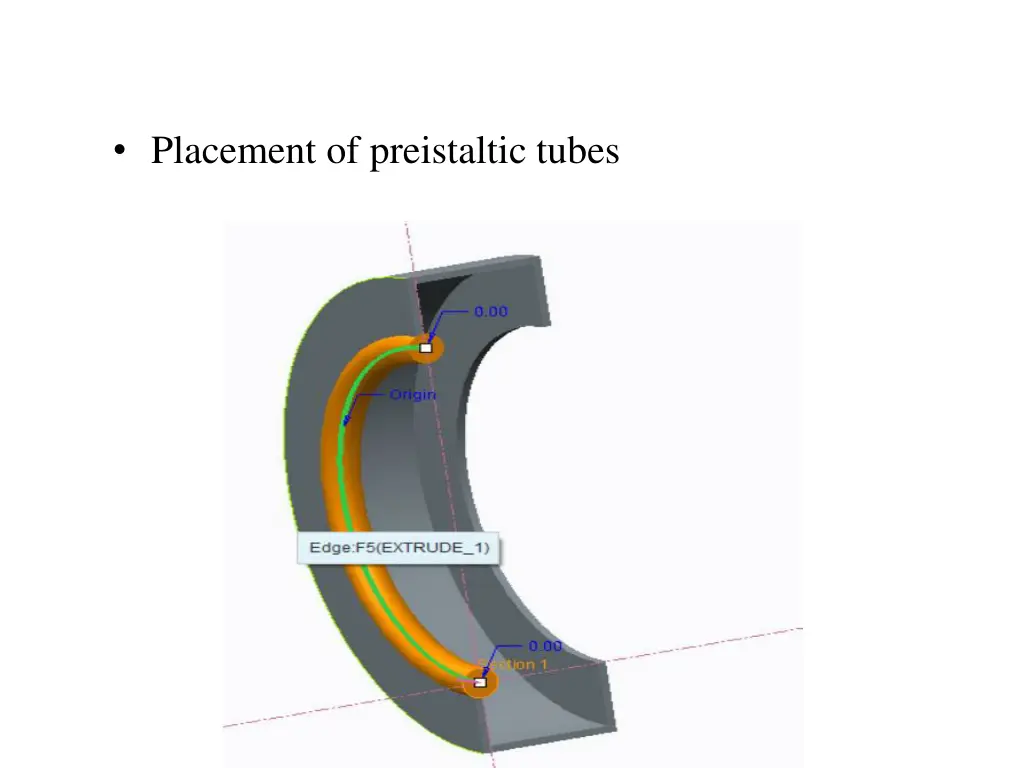 placement of preistaltic tubes