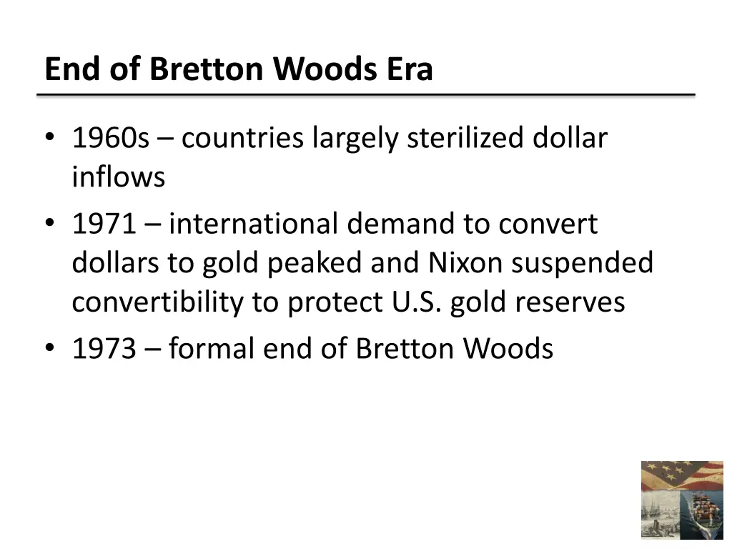 end of bretton woods era