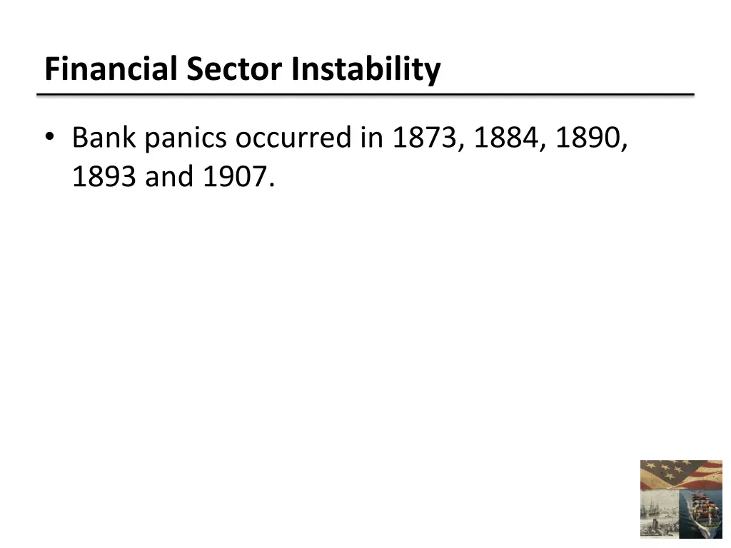 financial sector instability