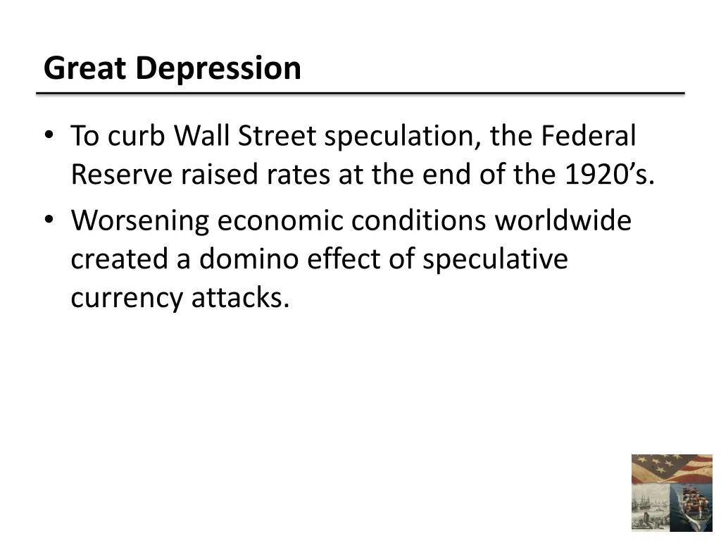 great depression