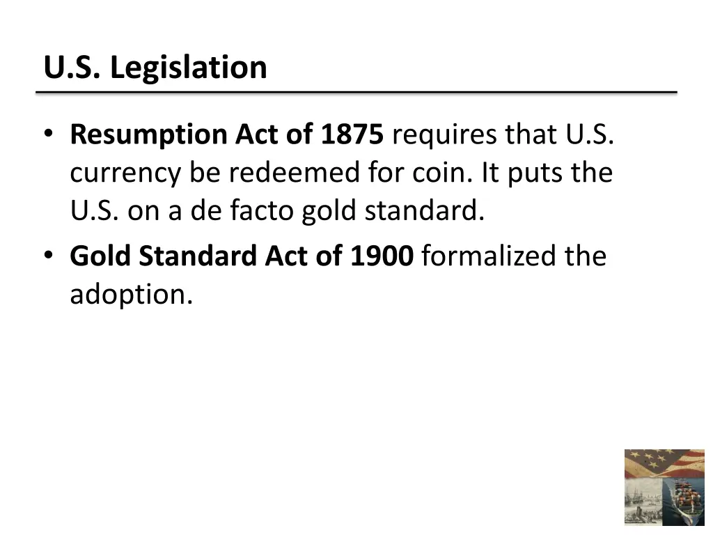 u s legislation 1