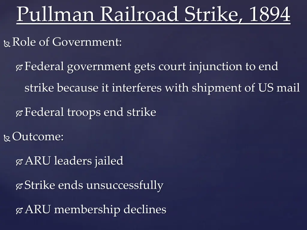 pullman railroad strike 1894 1