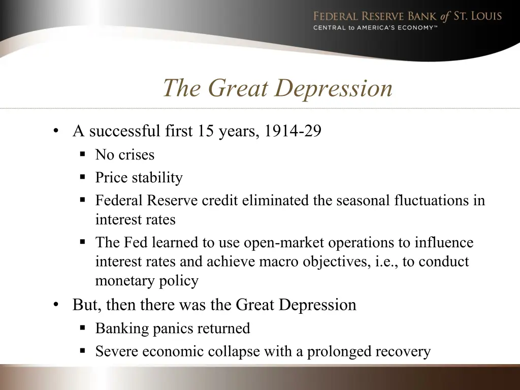 the great depression