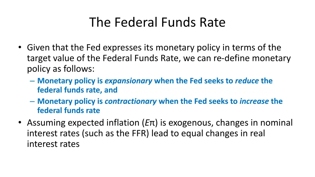 the federal funds rate 2