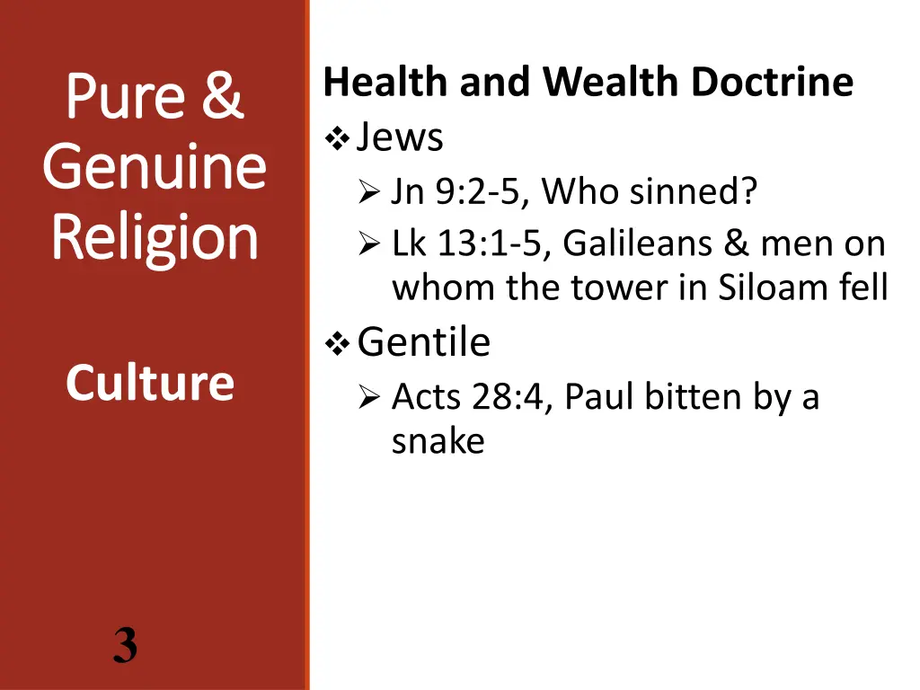 health and wealth doctrine jews