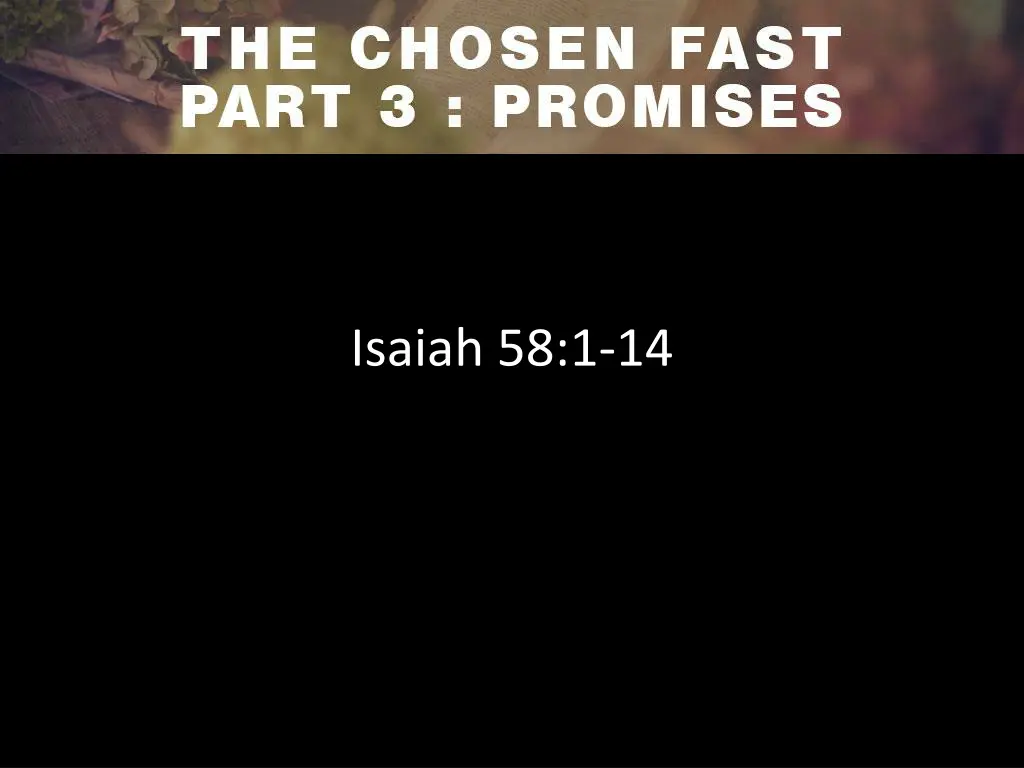 isaiah 58 1 14