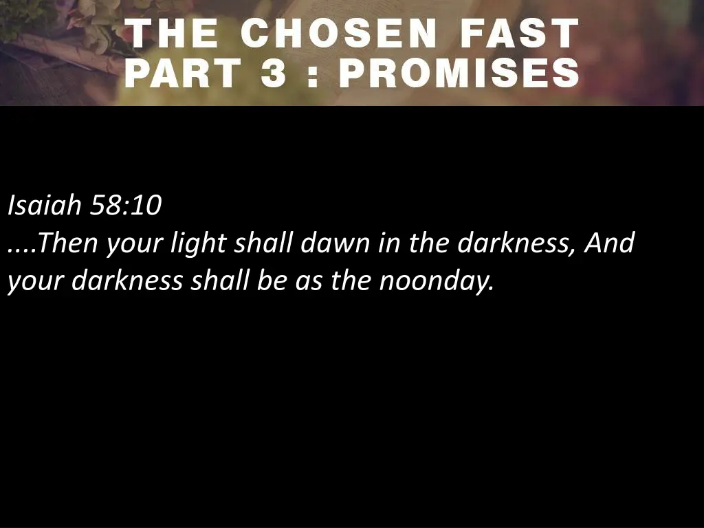 isaiah 58 10 then your light shall dawn