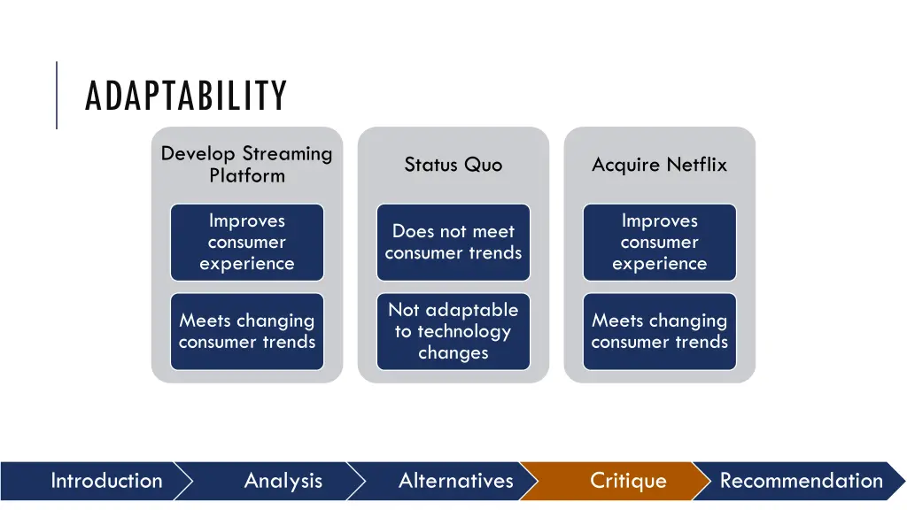 adaptability