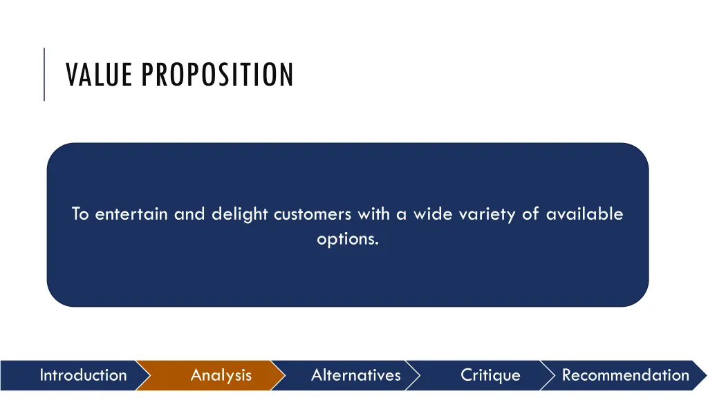 value proposition