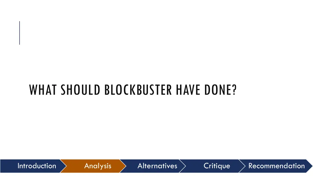 what should blockbuster have done