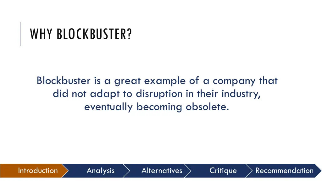 why blockbuster