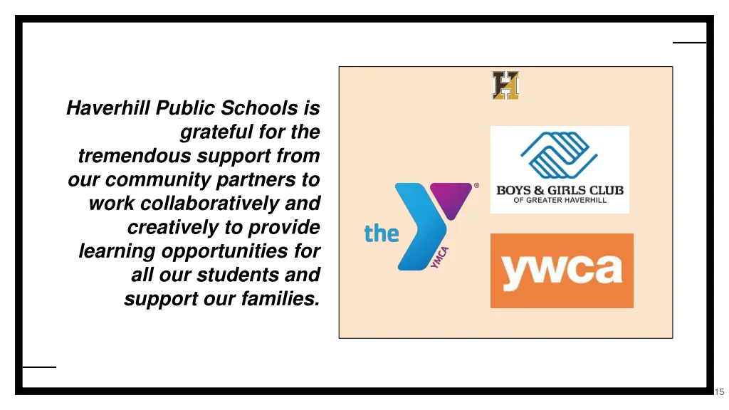 haverhill public schools is grateful