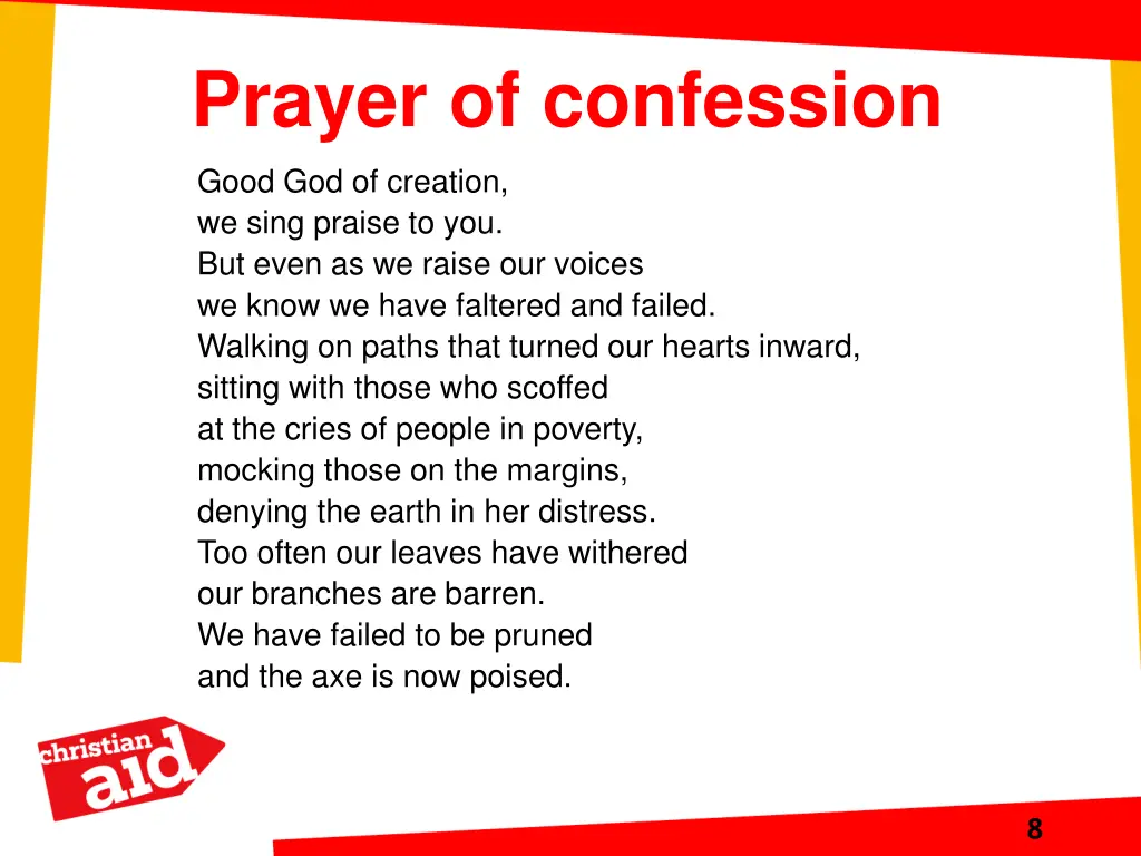 prayer of confession