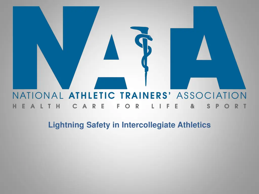 lightning safety in intercollegiate athletics