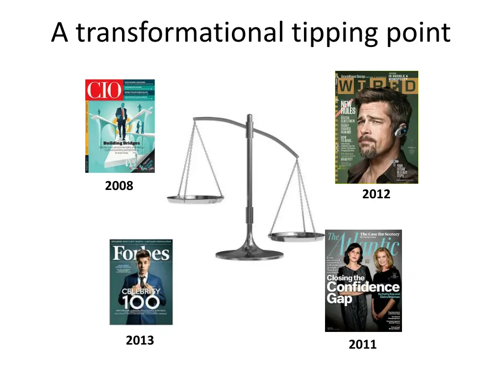 a transformational tipping point