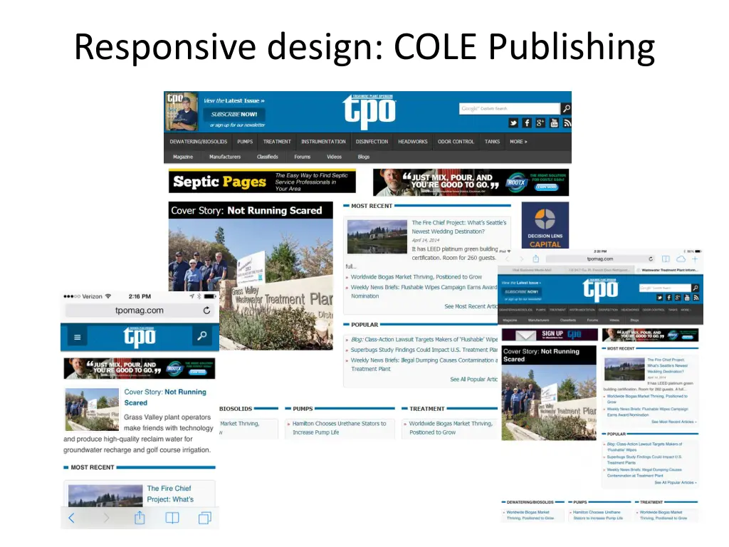 responsive design cole publishing