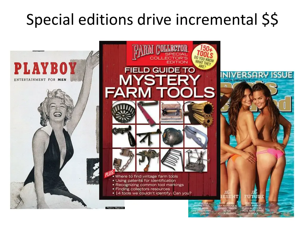 special editions drive incremental