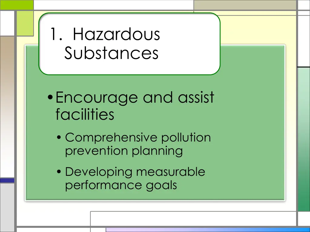 1 hazardous substances